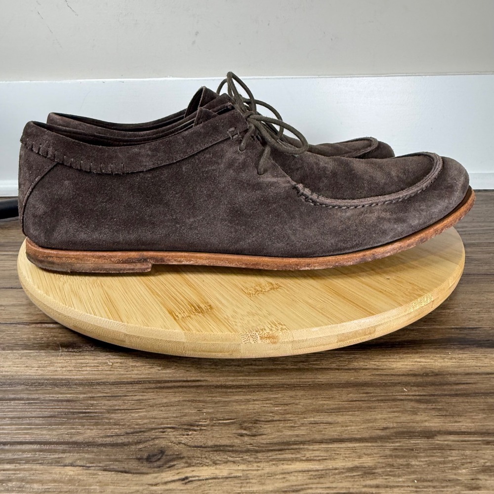 Timberland Boot Co Tauk Point 2 EyeOxford Mens 12 Brown Suede Lace Up Moc Toe